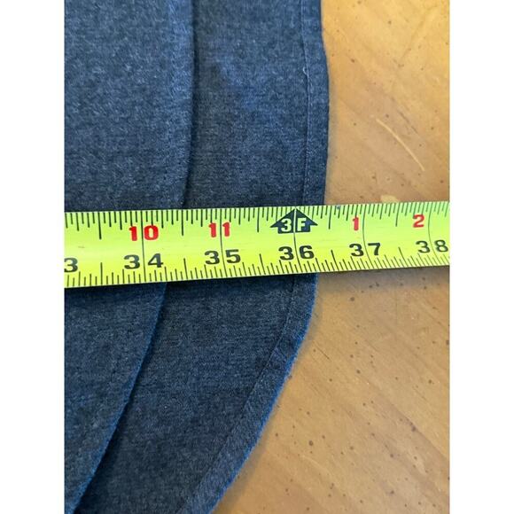 Madewell NWOT Flannel Latitude Shirt Dress Shift Wool Charcoal Grey Size Medium - Picture 11 of 11